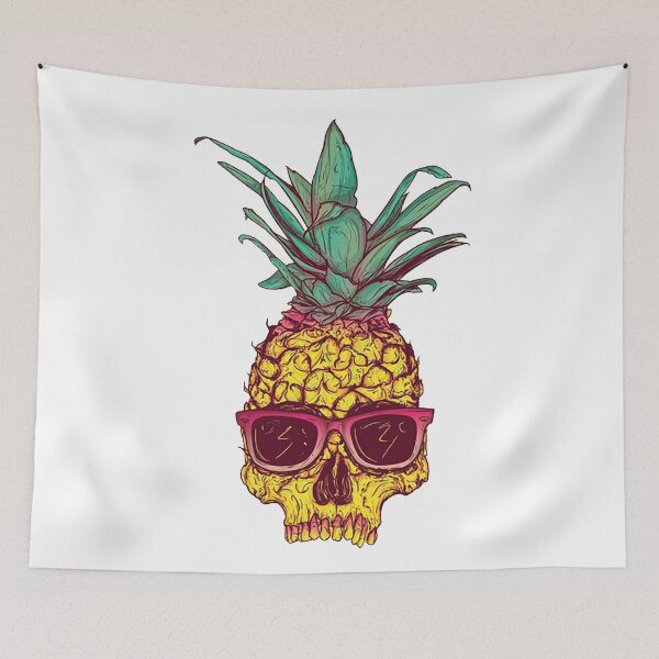 Item preview, Scull pineapple designed and sold by OllyVArt.