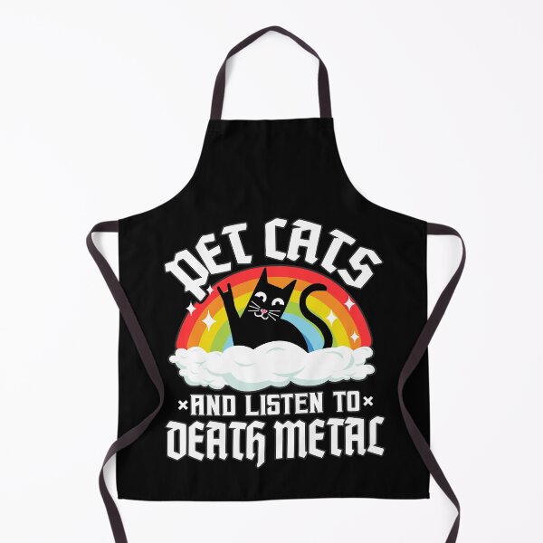 Item preview, Pet Cats And Listen To Death Metal Cat Rainbow Vintage designed and sold by Stronzi.