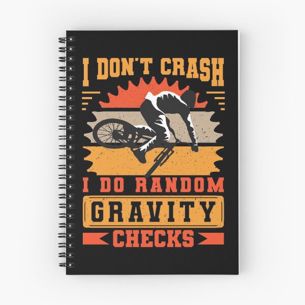 Item preview, I don’t crash I do random gravity checks MTB Mountain Bike Rider designed and sold by grinta2021.