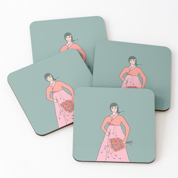 Item preview, spring comes to the girl waiting for orange flowers designed and sold by bobosom.