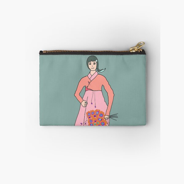 Item preview, spring comes to the girl waiting for orange flowers designed and sold by bobosom.