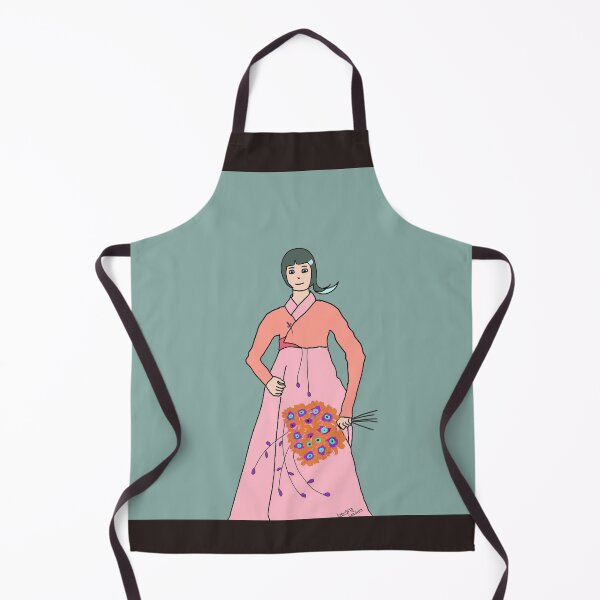 Item preview, spring comes to the girl waiting for orange flowers designed and sold by bobosom.