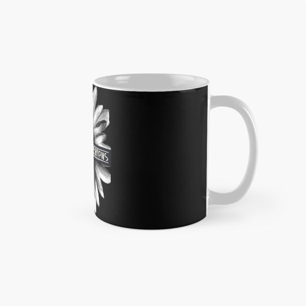 Item preview, COLORBLINDCREATIONS Logo Black And White Sunflower Retro designed and sold by CBCreations73.