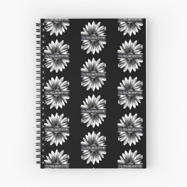 Item preview, COLORBLINDCREATIONS Logo Black And White Sunflower Retro designed and sold by CBCreations73.