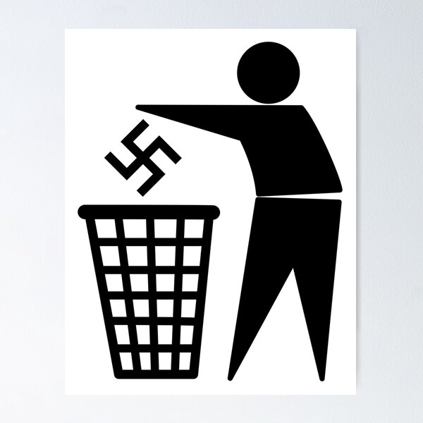Item preview, Anti Nazi - Anti Fascist - Logo - Black designed and sold by createdezign.