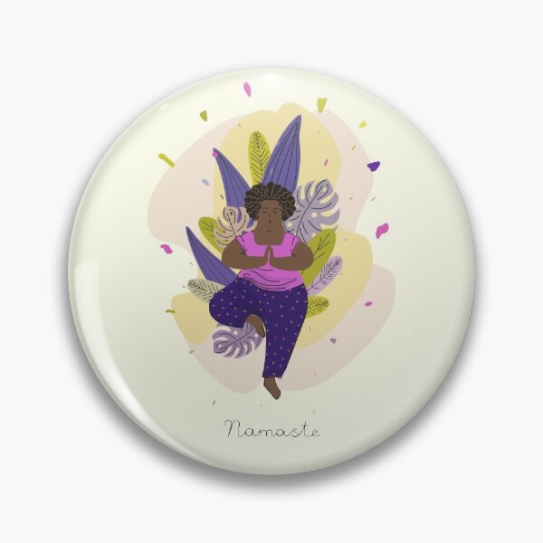 Item preview, Body positive afro american women practicing yoga designed and sold by DaryaLavit.