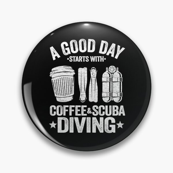 Item preview, Scuba Diving & Coffee Quotes Funny Diver Down Flag designed and sold by Stronzi.