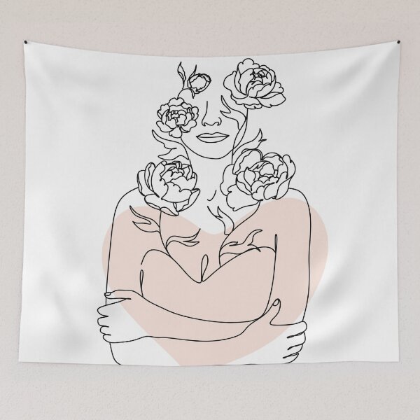 Item preview, Minimalist Line Art Print | Aesthetic Art Posters | Wall Art Minimalist Painting | Minimal Wall Art | Drawing Poster | Black/White Prints |  designed and sold by OneLinePrint.