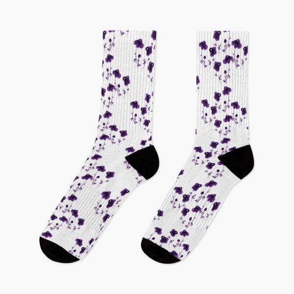 Item preview, Purple watercolor flower pattern designed and sold by Chino20.