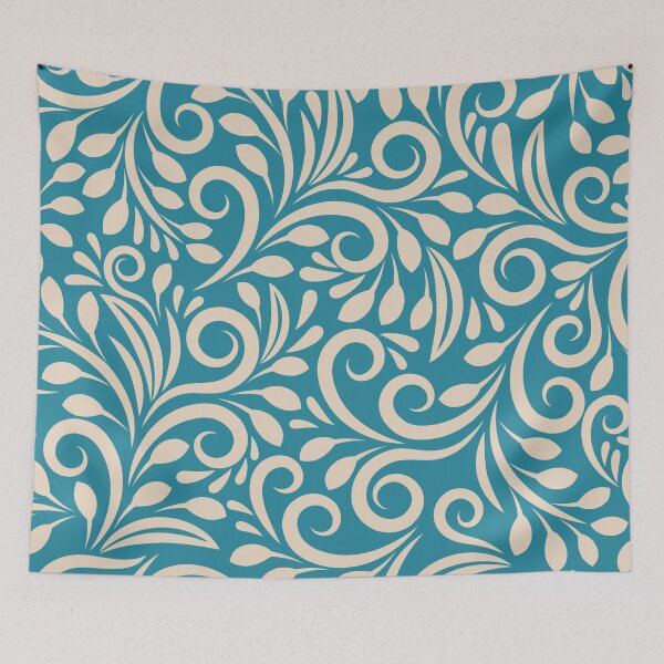 Item preview, White flowers pattern designed and sold by Kirill Berbetch.