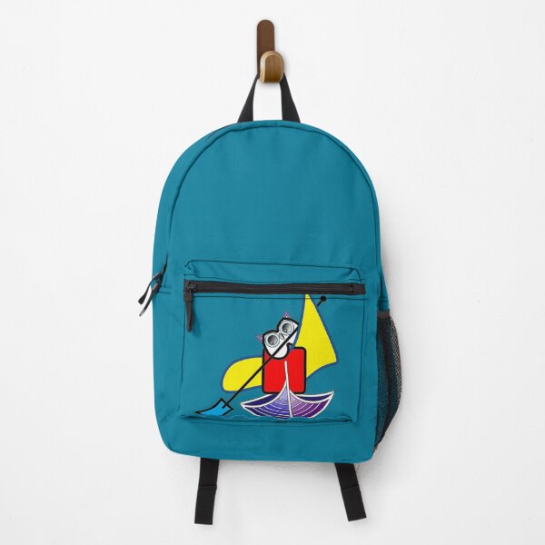 Item preview, Owl as a canoeist (060th sport, water sports,) Kind of child, decorative, digital, colorful, designed and sold by Paszkan.