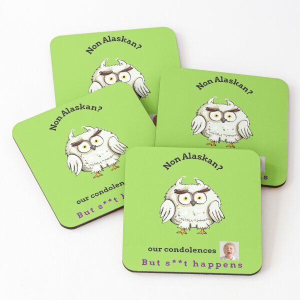 Item preview, "Condolences to non Alaskans"  (owl) designed and sold by skoumpourdides.