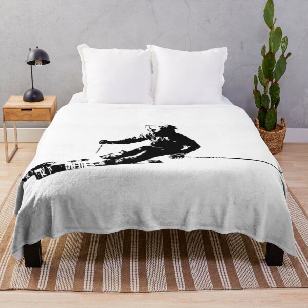 Item preview, Stencil art of a freestyle skier designed and sold by graphicassault.