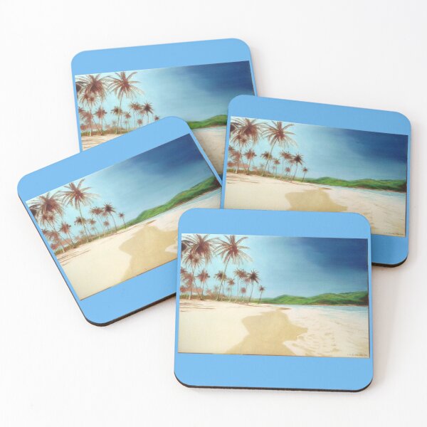 Item preview, Tropical Beach painted by Chris Newton designed and sold by ChrisLionHeart.