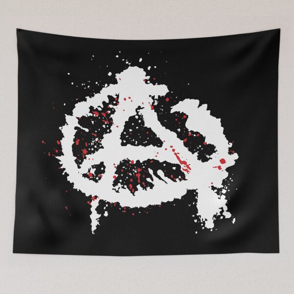 Item preview, Anarchy Symbol in White designed and sold by iscaStudioArt.