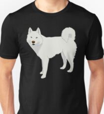 White Husky Unisex T-Shirt