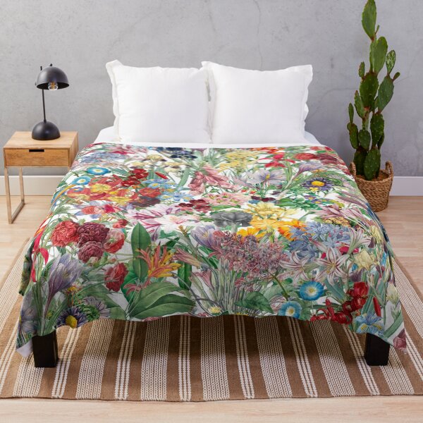 Item preview, VINTAGE FLOWERS - Watercolor Seamless design designed and sold by PortraitOfATime.