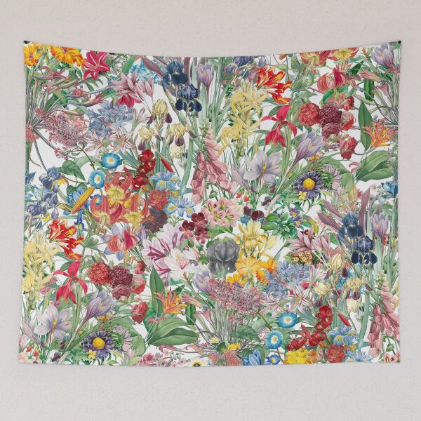 Item preview, VINTAGE FLOWERS - Watercolor Seamless design designed and sold by PortraitOfATime.