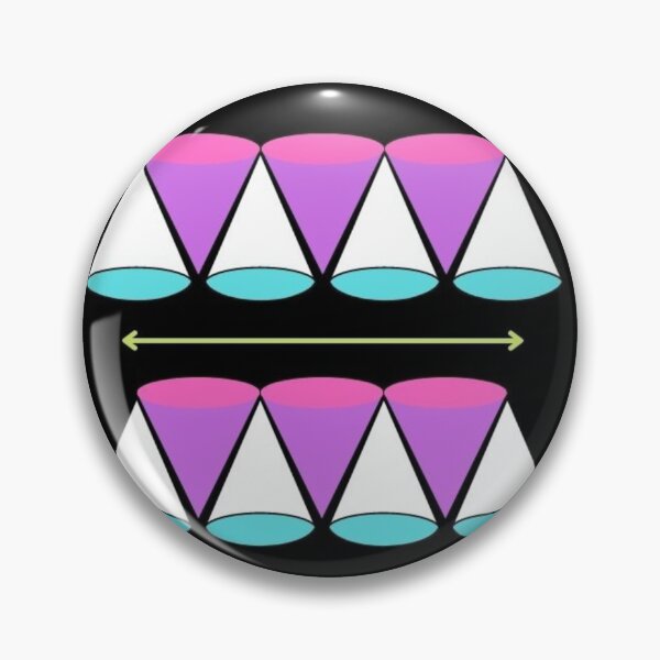 Item preview, Purple and pink cone pattern designed and sold by JHiba.