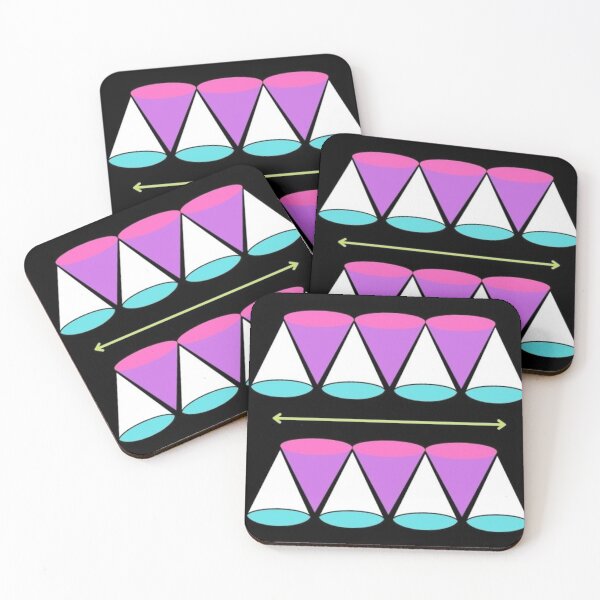 Item preview, Purple and pink cone pattern designed and sold by JHiba.