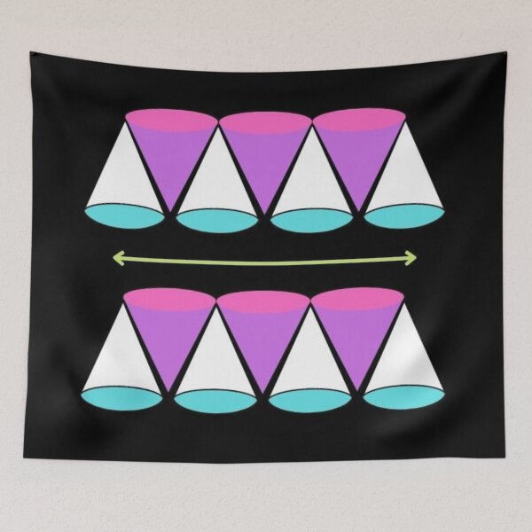 Item preview, Purple and pink cone pattern designed and sold by JHiba.