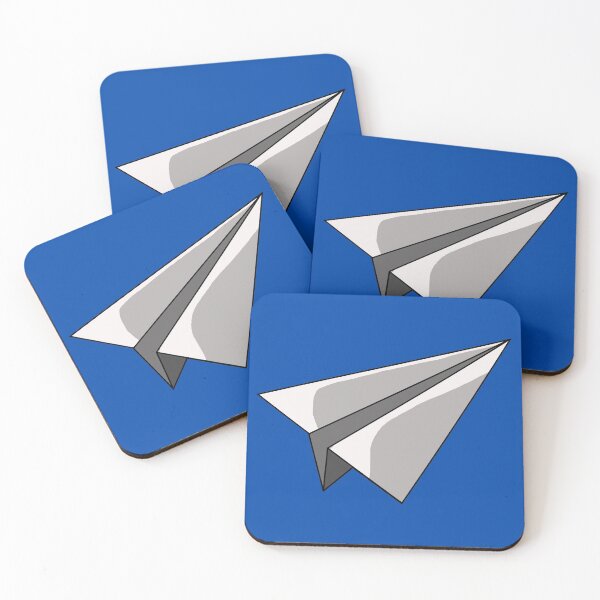 Item preview, Paper Airplane Cobalt Blue designed and sold by Fun Funky Designs.