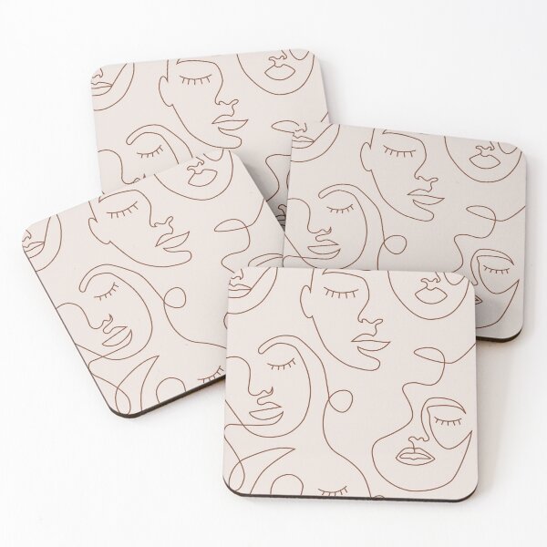 Item preview, Single Line Face Women designed and sold by AluraHome.