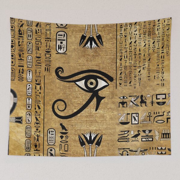 Item preview, Egyptian Eye of Horus - Wadjet Ornament designed and sold by k9printart.