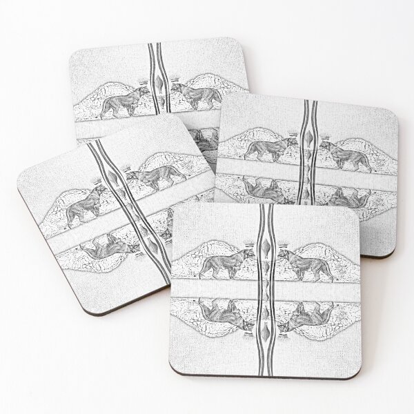 Item preview, African Pride The Lioness Spirit Black and White designed and sold by SpiritGifts.