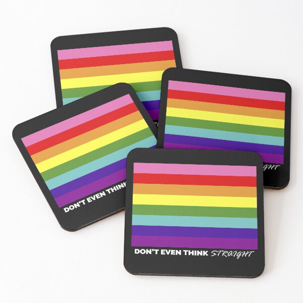 Aperçu de l'œuvre Ne réfléchissez même pas correctement | Drapeau de fierté drôle | LGBT | Drapeau de fierté créée et vendue par ChamodSachintha.