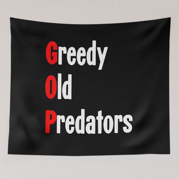 Item preview, Greedy Old Predators designed and sold by Good-Looking Corpse.