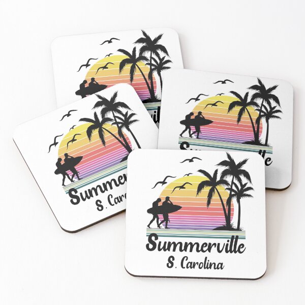Item preview, Summerville South Carolina Seaside Retro Sunset designed and sold by Home-Spirit.