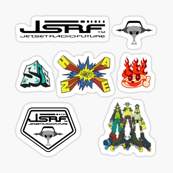 Vista previa del artículo con la obra «Jet Set Radio Future (JSRF) Graffiti Starter Value Pack 2», diseñado y vendido por everything4eva.