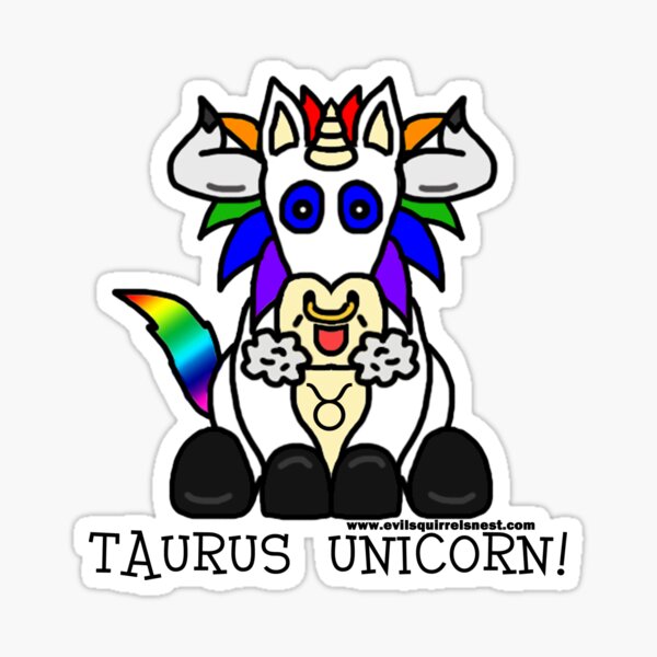 Taurus Unicorn Sticker