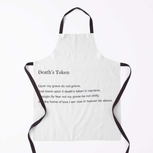 Item preview, Death's Token Goth poem designed and sold by The Poette.