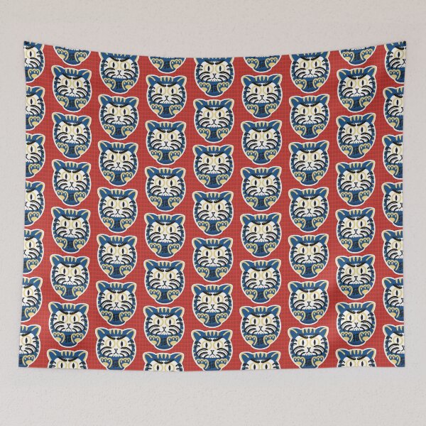 Item preview, Home and Work Prosperity Daruneko with Neko Kanji Background designed and sold by AlisArtAriNoAto.