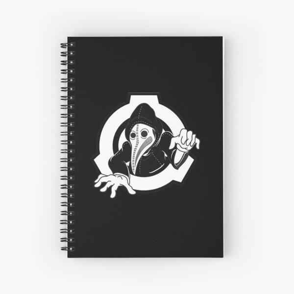 Scp 049 Spiral Notebooks Redbubble