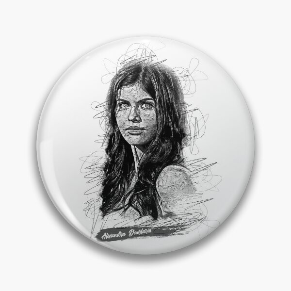 Item preview, Alexandra Daddario Abstract Sketch Art designed and sold by graphic-genie.