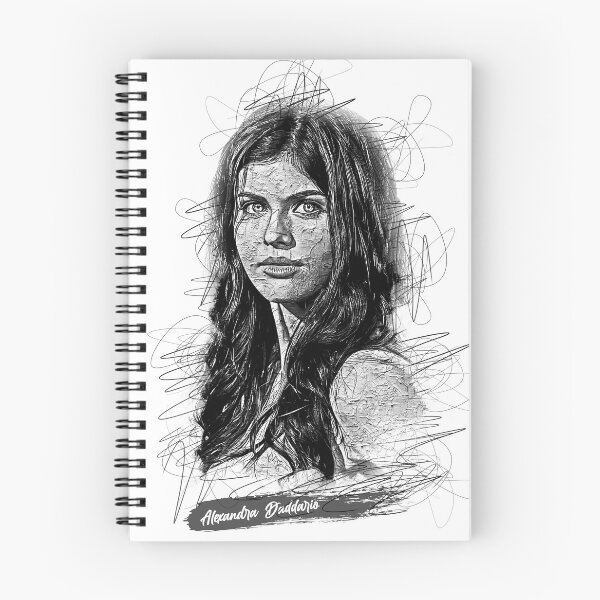 Item preview, Alexandra Daddario Abstract Sketch Art designed and sold by graphic-genie.