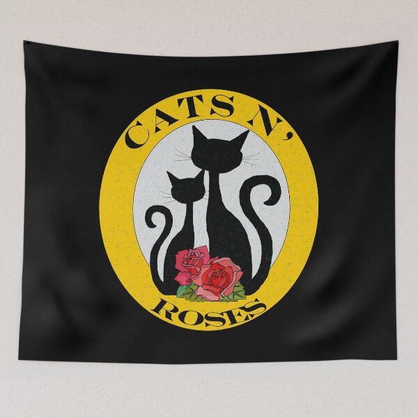 Item preview, Cats and roses  designed and sold by BooPooBeeDooArt.
