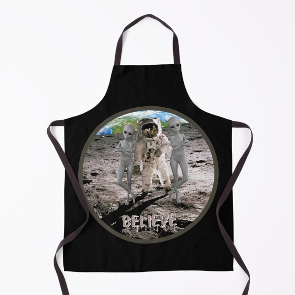Item preview, Believe in aliens moon landing designed and sold by GaryDobson.