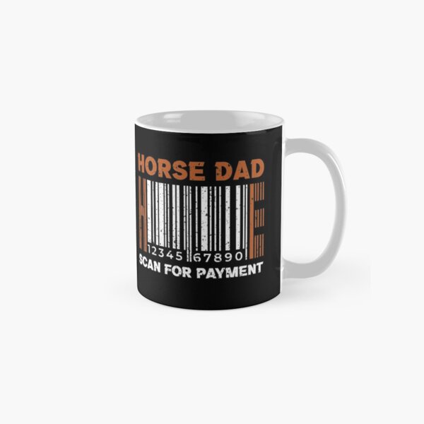 Item preview, Horse Dad Scan For Payment, Funny Dad Horse Riding designed and sold by Shozon.