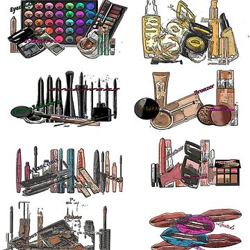 Artwork thumbnail, Makeup galore by designbywhacky