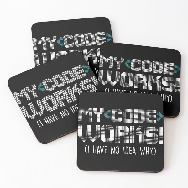 Item preview, My Code Works I Have No Idea Why designed and sold by Shop signer.