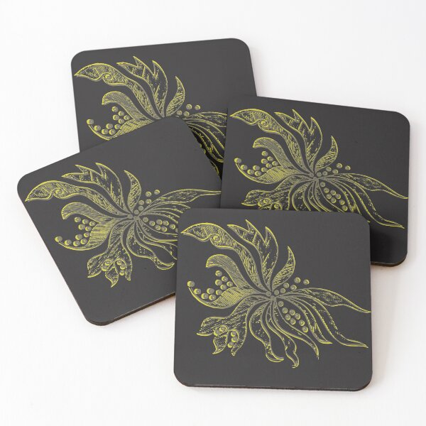 Item preview, sea flower stylized as grandmother's embroidery designed and sold by Natairbrush.