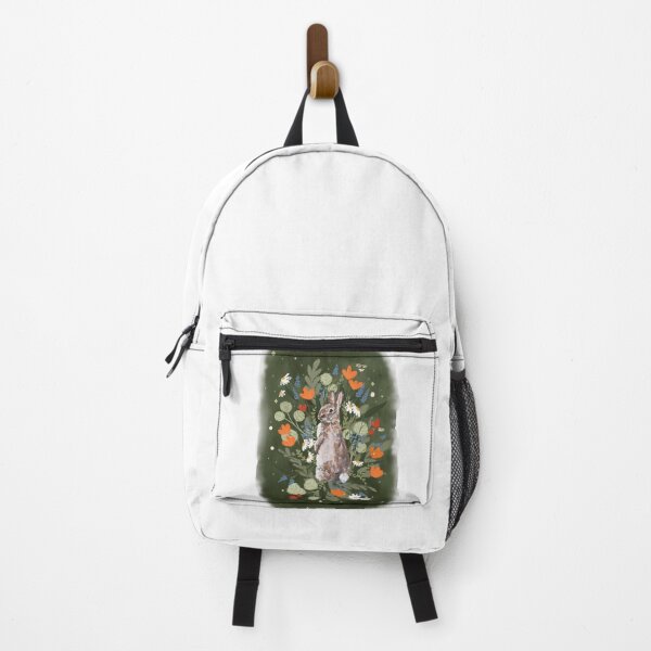 Item preview, Little bunny with floral elements illustration  designed and sold by AKart19.