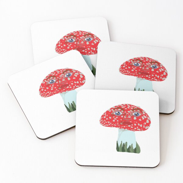 Item preview, Mushroom face designed and sold by lolliesonsunday.