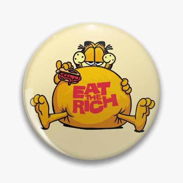 Item preview, Eat the rich garfield designed and sold by lucky-fern.