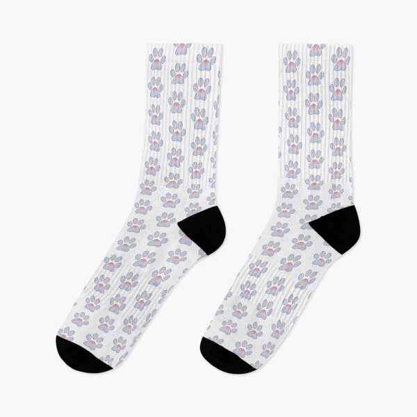 Item preview, Patel color dog paw pattern designed and sold by Mandala & More.