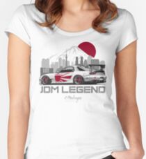 RX7. JDM Legende Tailliertes Rundhals-Shirt
